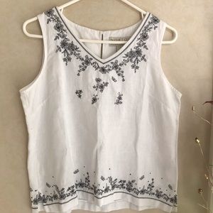 Norton McNaughton size M white top